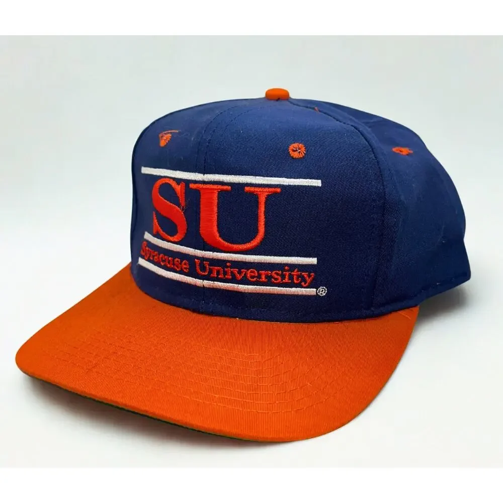 Syracuse University Orange The Game Snapback Hat Green Underbill Vintage 90’s